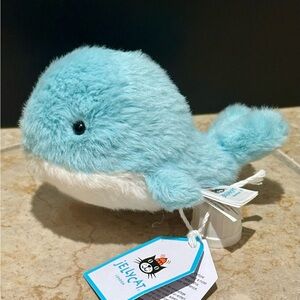 Jellycat Fluffy Whale, BNWT, authentic from authorized retailer